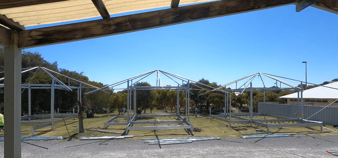 Eco Structures Tent Installation – Ledge Point