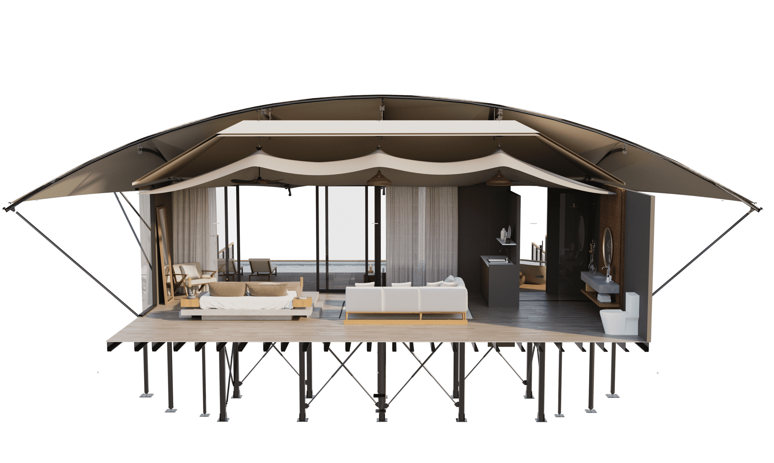 Leaf Tent Graphic